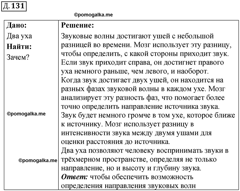 Д. 131 — решение 1