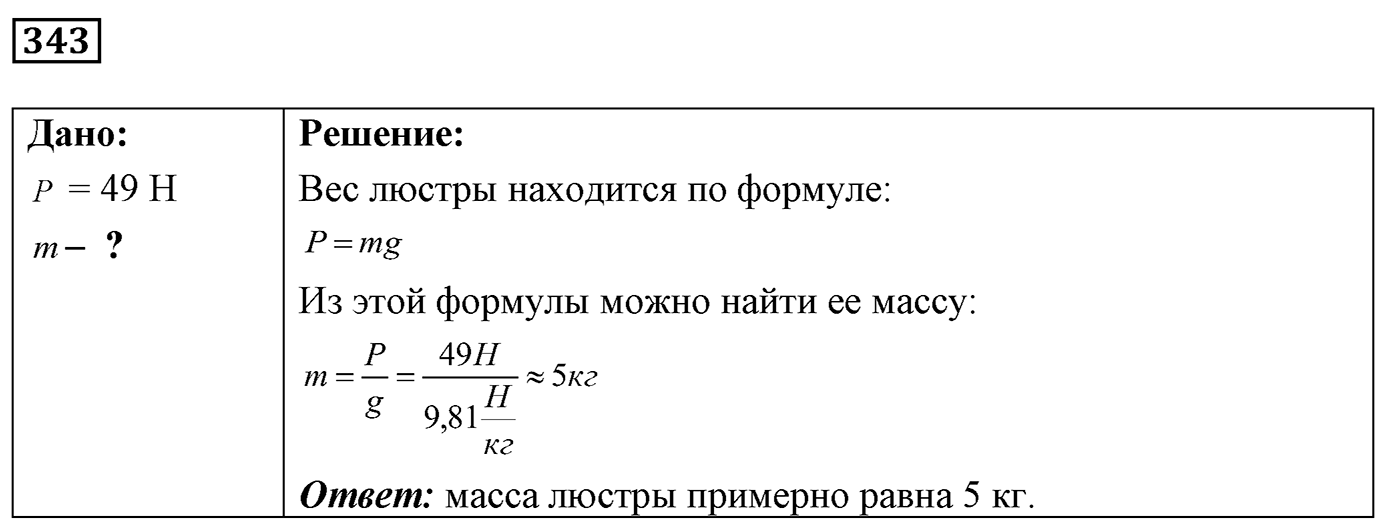 Задача №343 — решение 1
