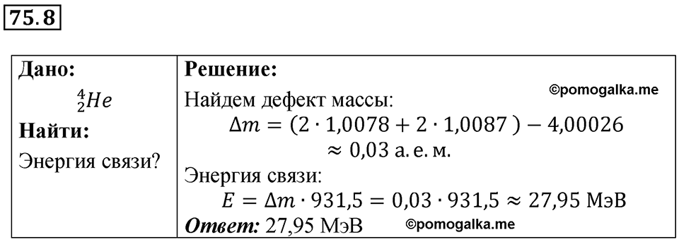 Номер 75.8 — решение 1