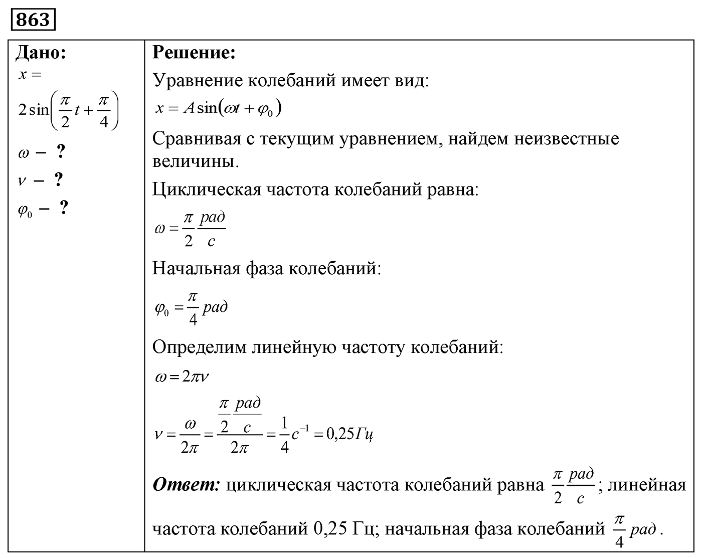Задача №863 — решение 1
