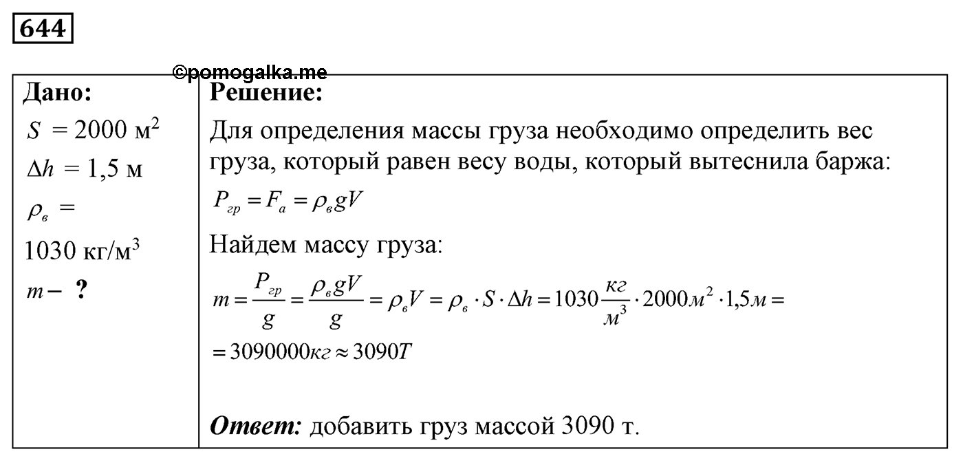 Задача №644 — решение 1