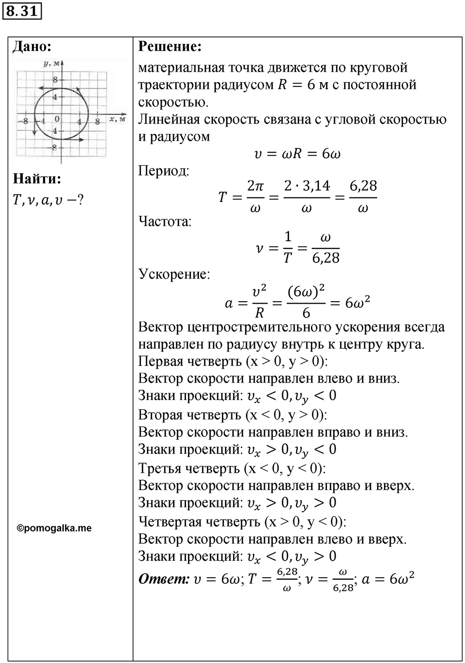 Номер 8.31 — решение 1