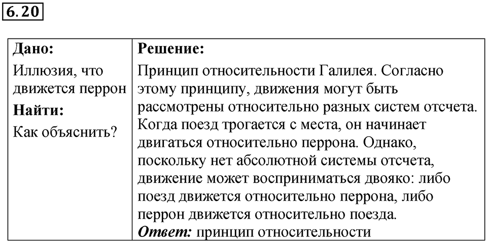 Номер 6.20 — решение 1
