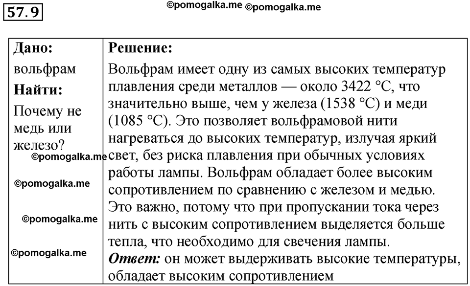 Номер 57.9 — решение 1