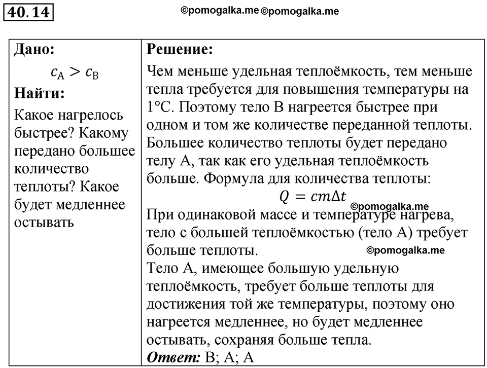 Номер 40.14 — решение 1