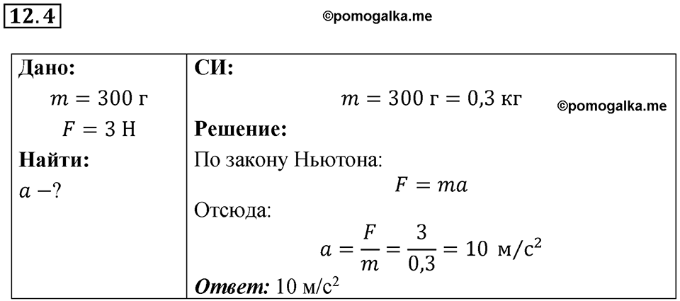Номер 12.4 — решение 1
