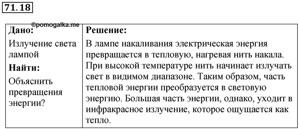 Номер 71.18 — решение 1