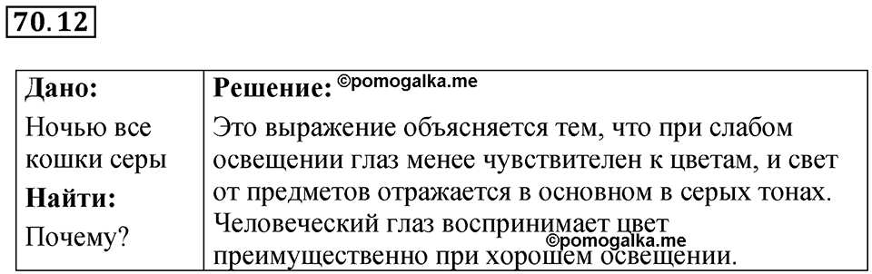 Номер 70.12 — решение 1