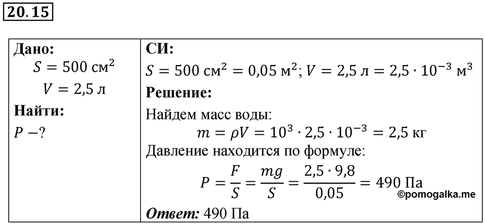 Номер 20.15 — решение 1