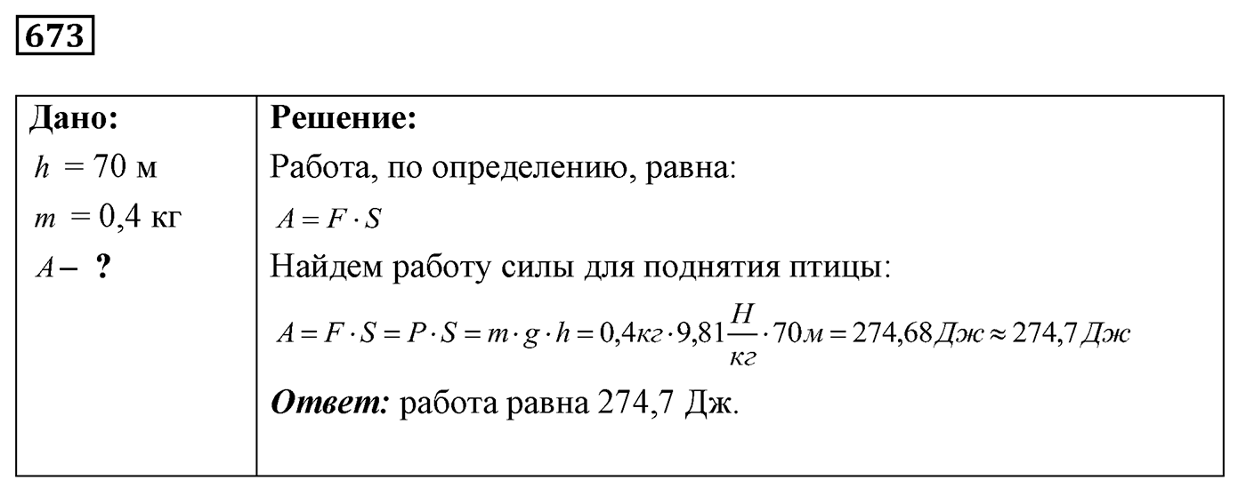Задача №673 — решение 1