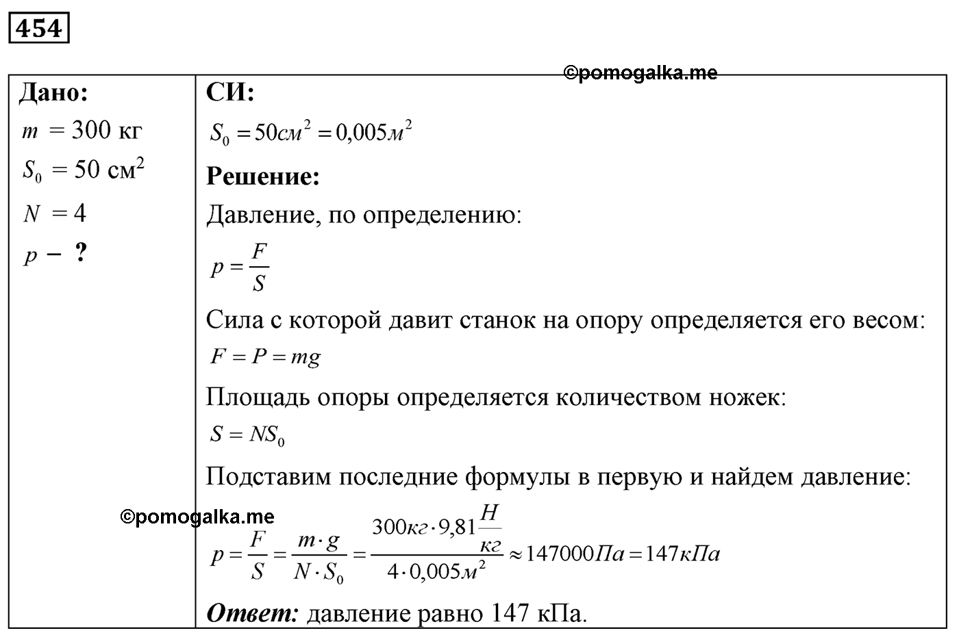 Задача №454 — решение 1