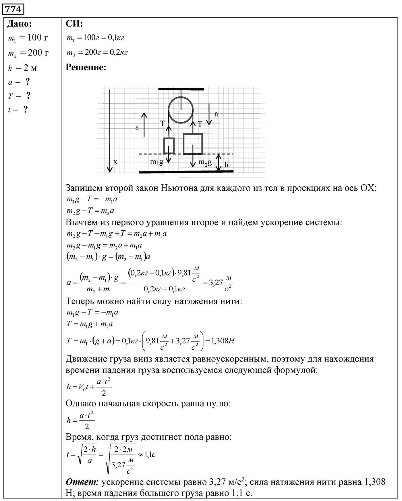 Задача №774 — решение 1