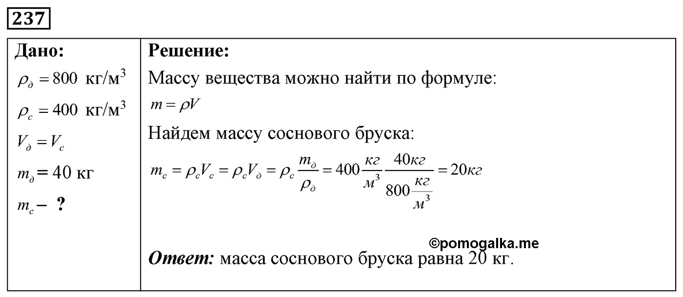 Задача №237 — решение 1