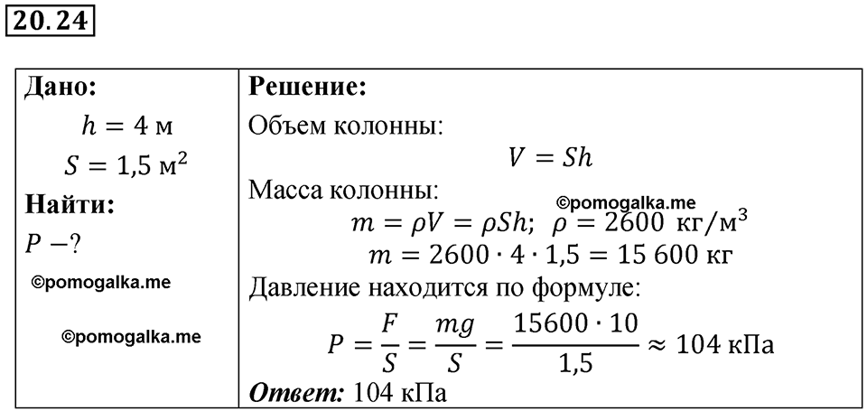 Номер 20.24 — решение 1