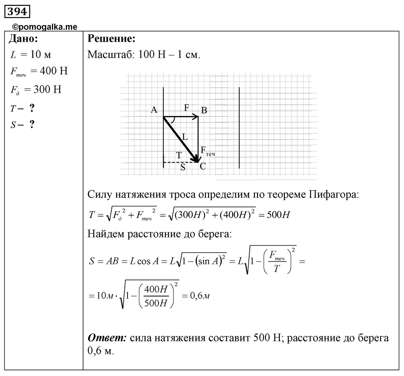 Задача №394 — решение 1