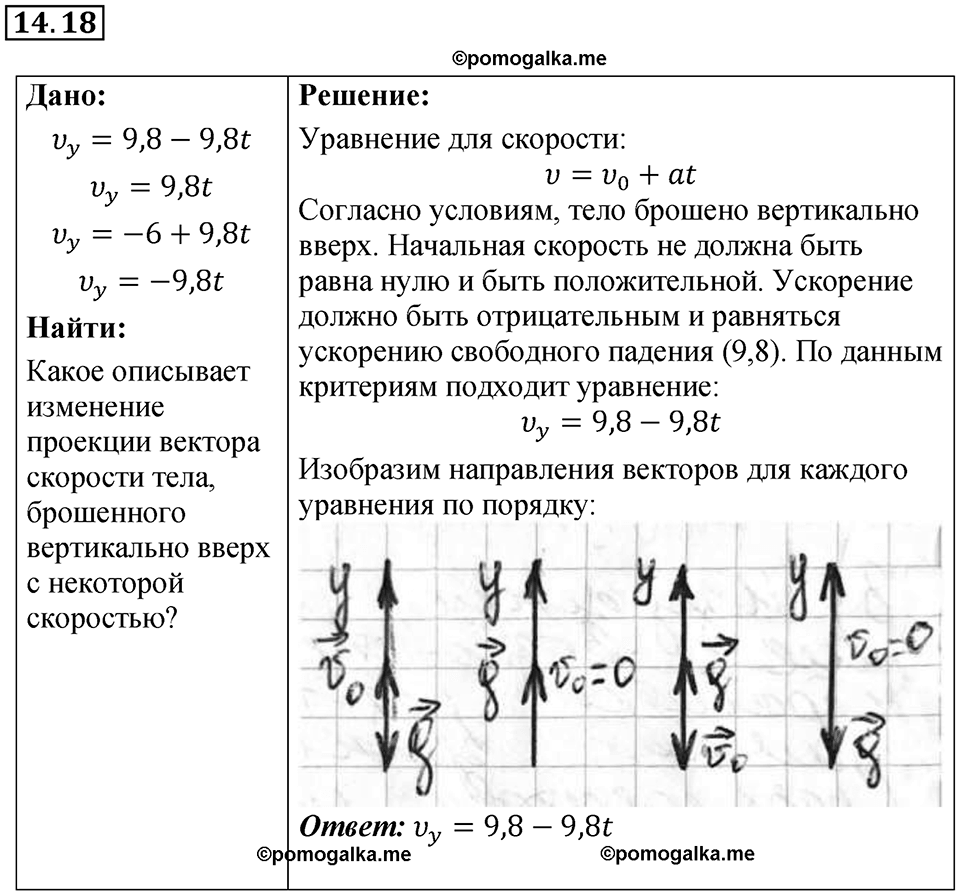 Номер 14.18 — решение 1