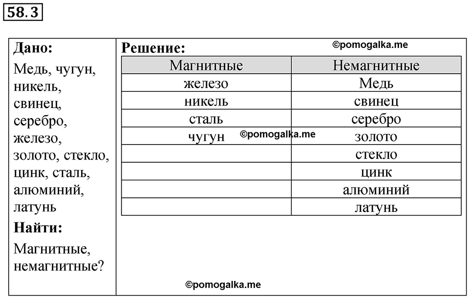 Номер 58.3 — решение 1