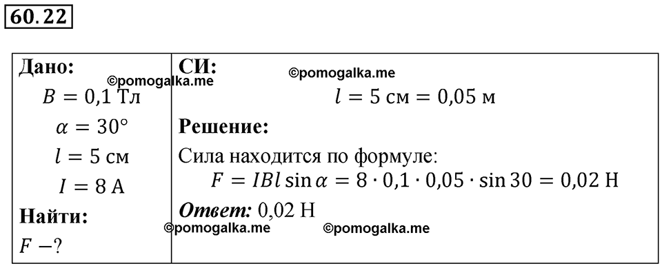 Номер 60.22 — решение 1