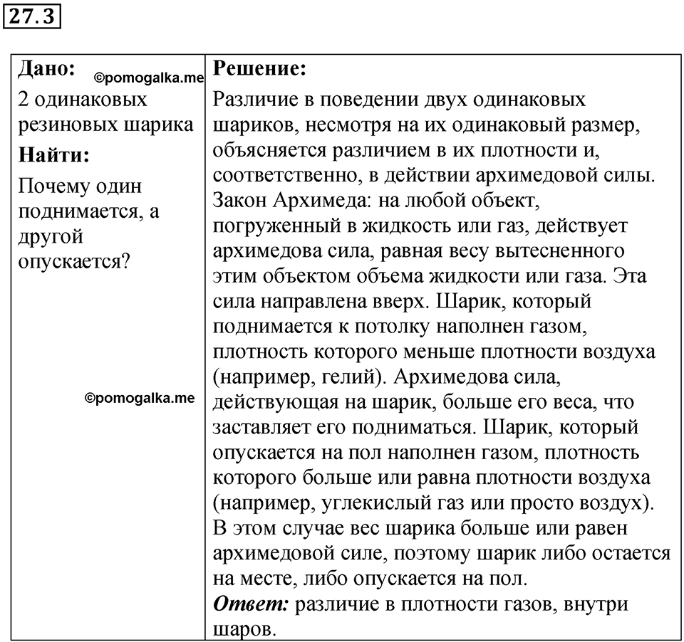 Номер 27.3 — решение 1
