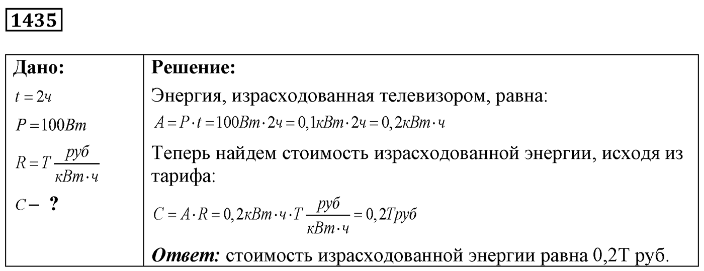 Задача №1435 — решение 1