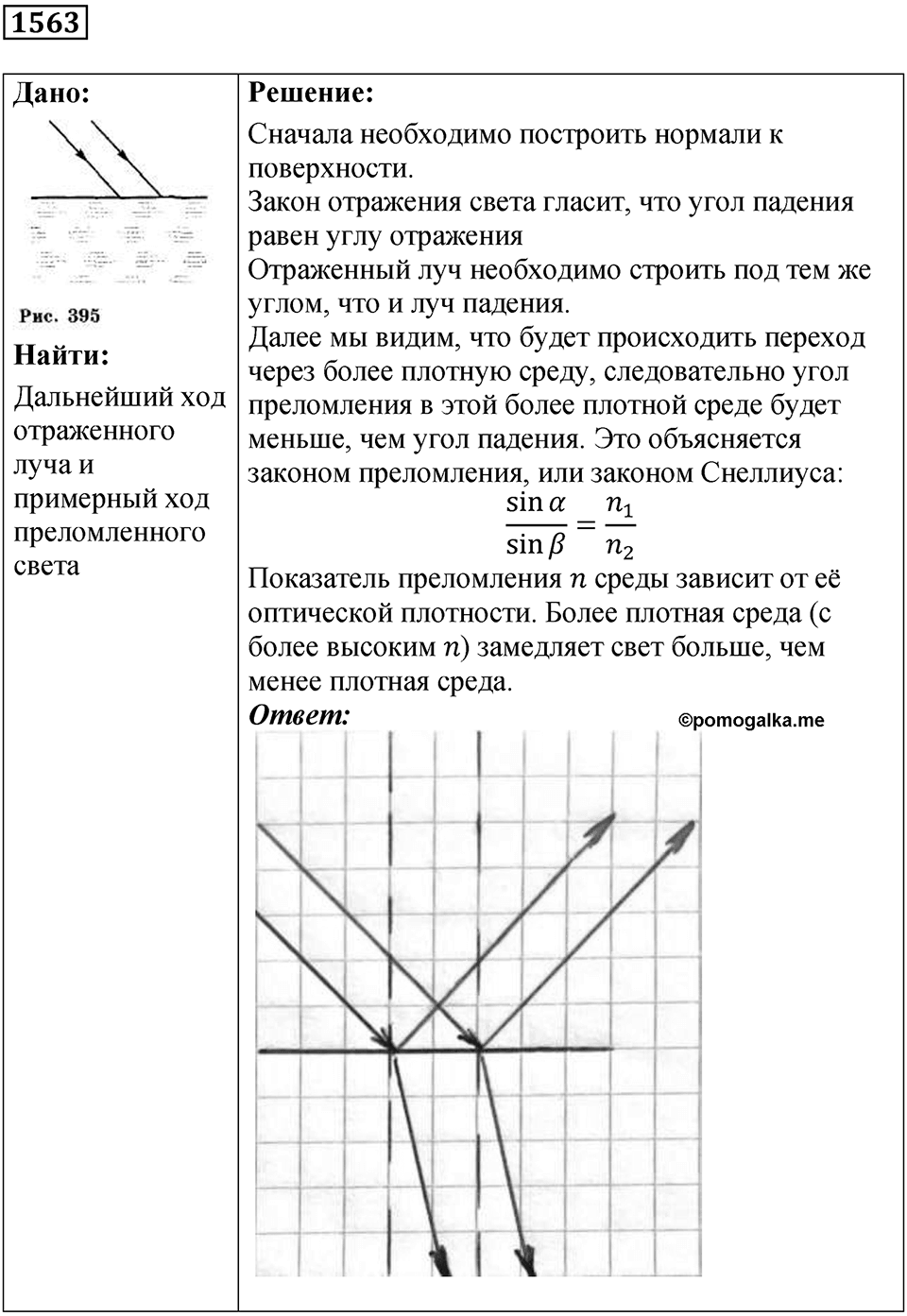 Задача №1563 — решение 1