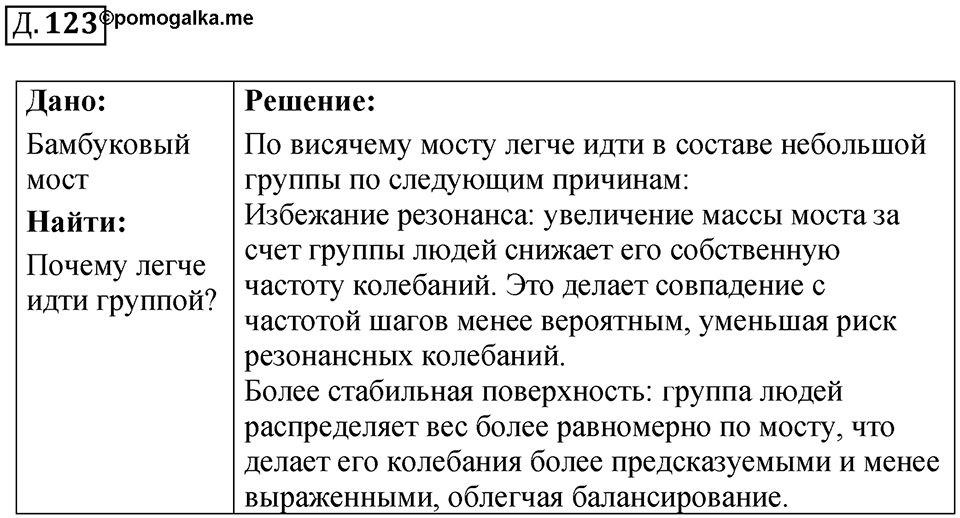 Д. 123 — решение 1