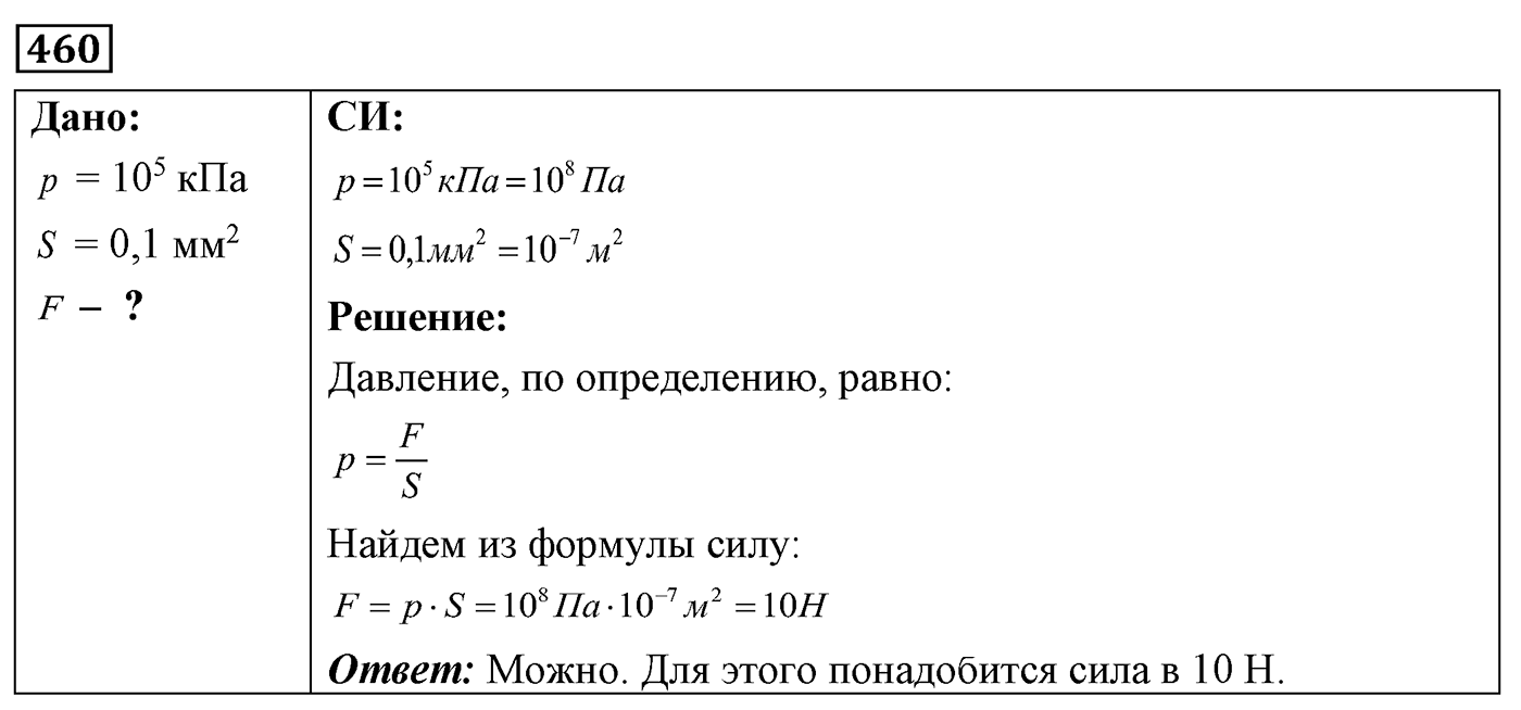 Задача №460 — решение 1