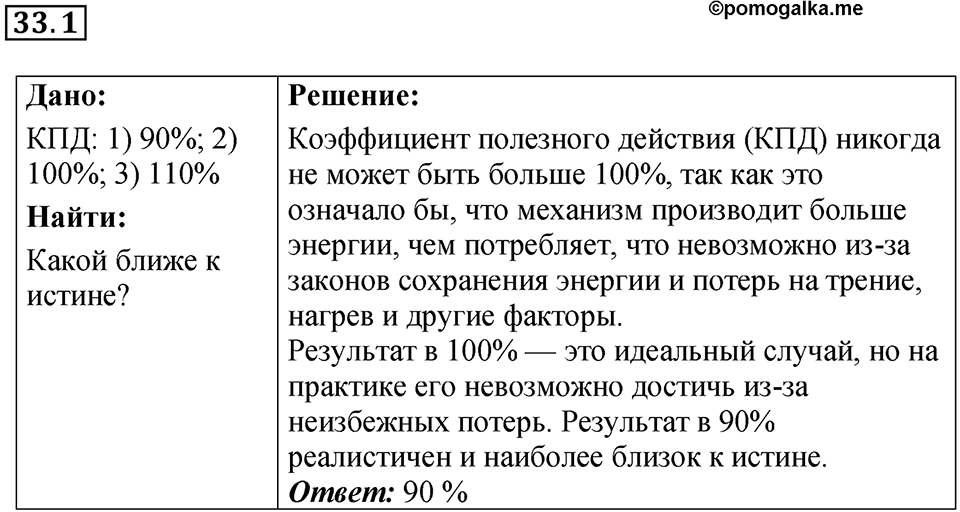 Номер 33.1 — решение 1