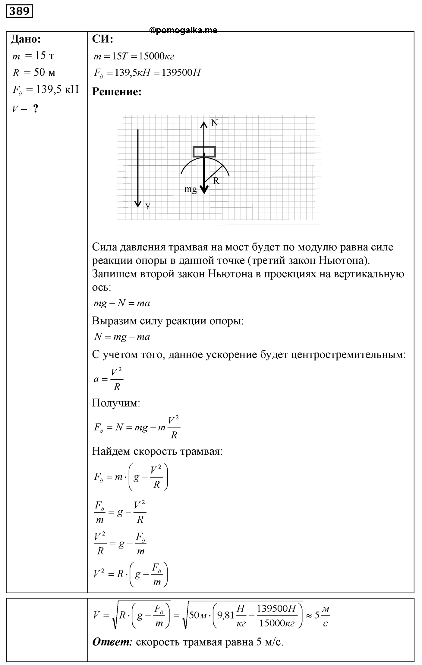Задача №389 — решение 1