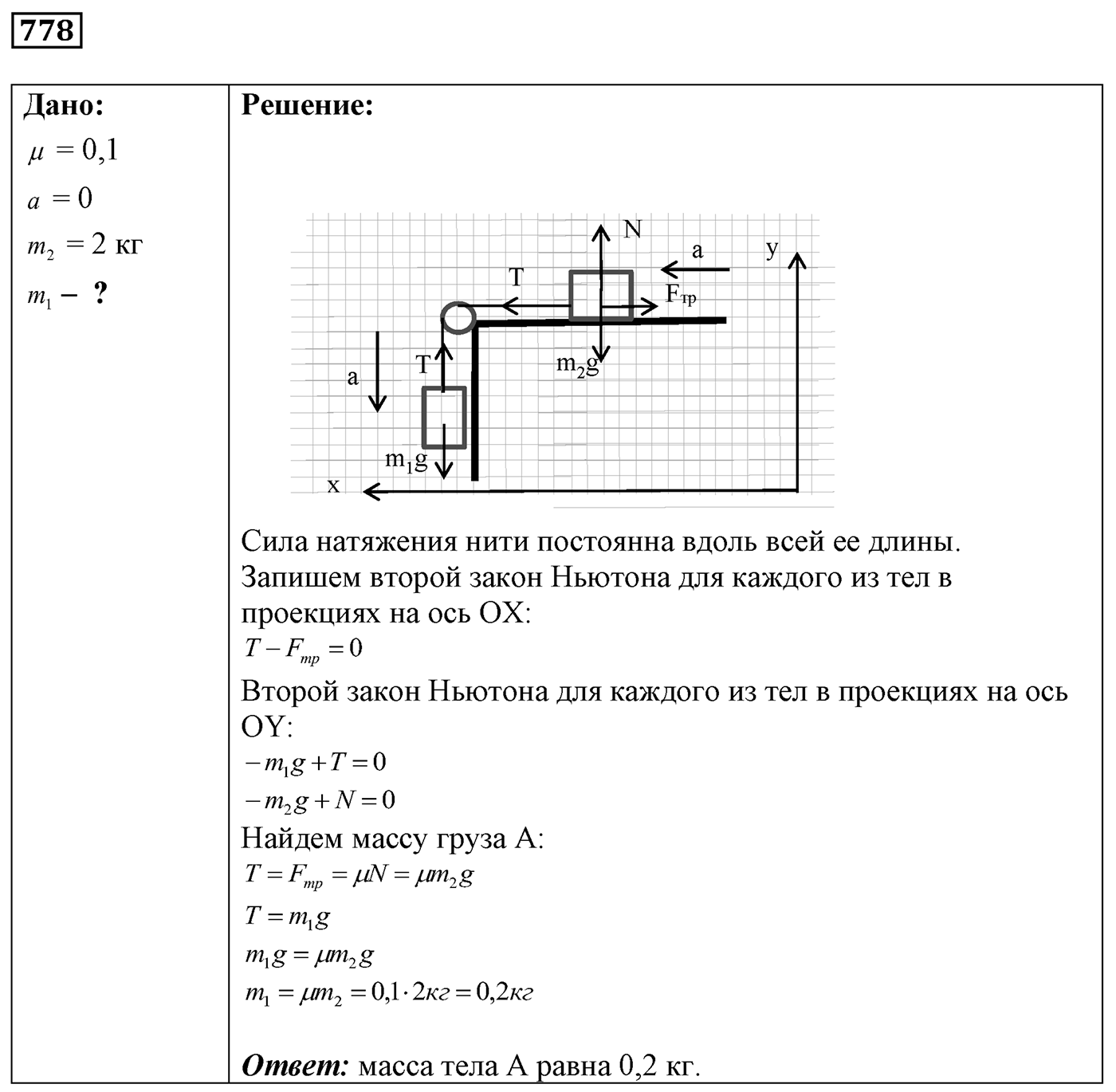 Задача №778 — решение 1