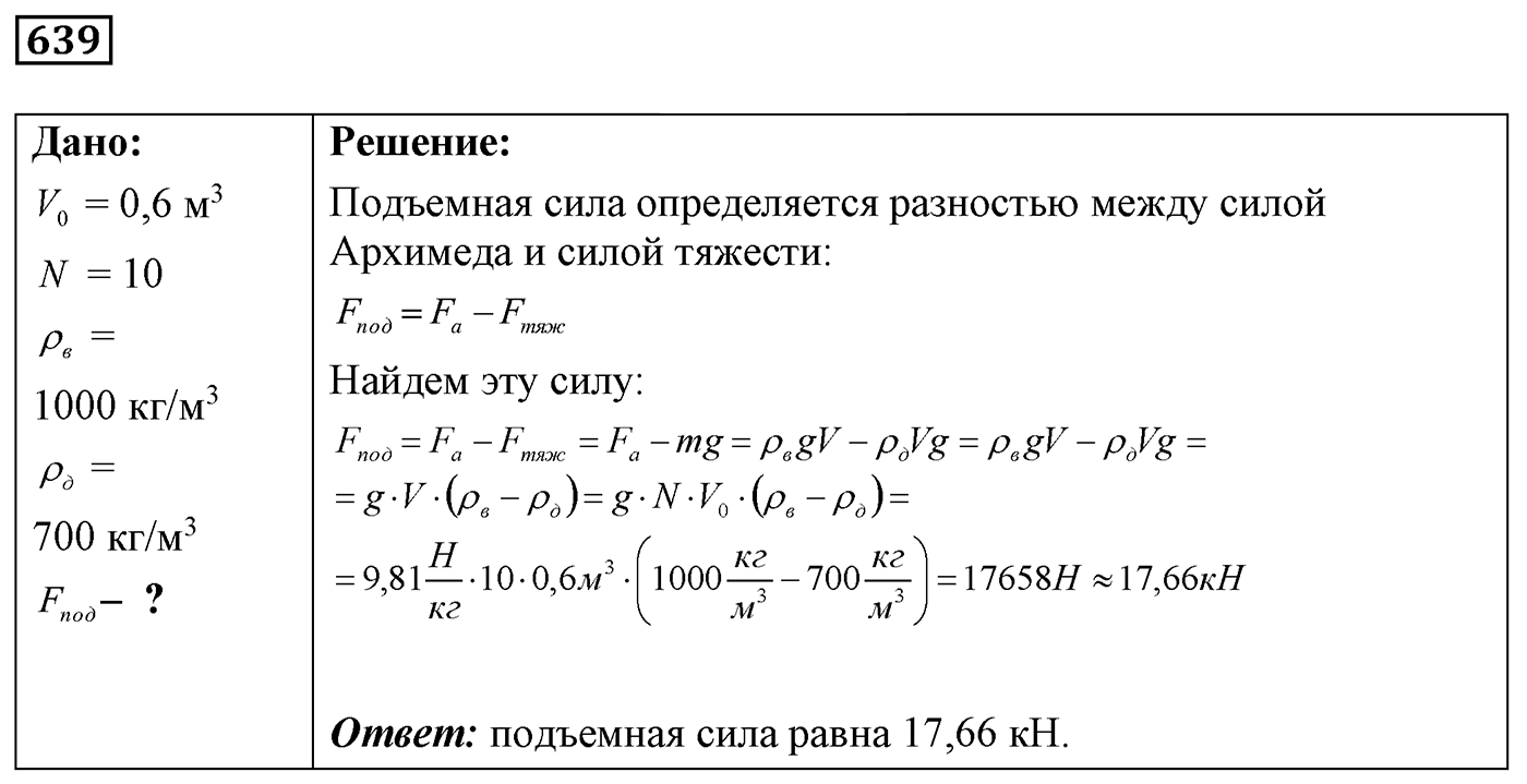 Задача №639 — решение 1