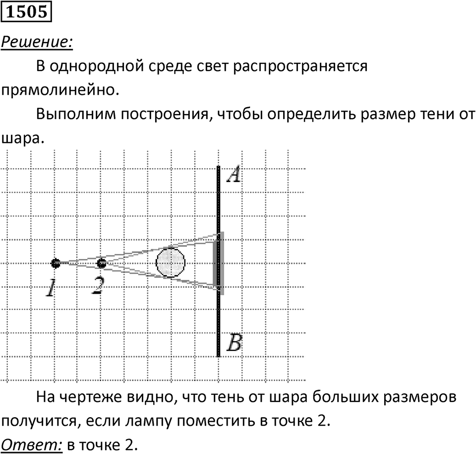Задача №1505 — решение 1