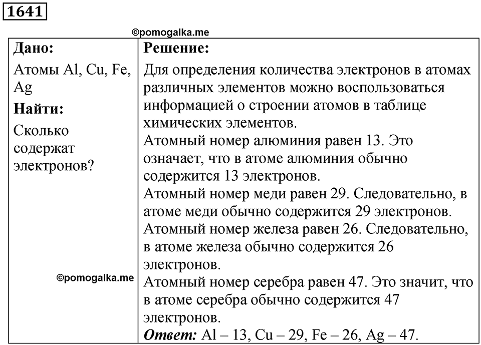 Задача №1641 — решение 1