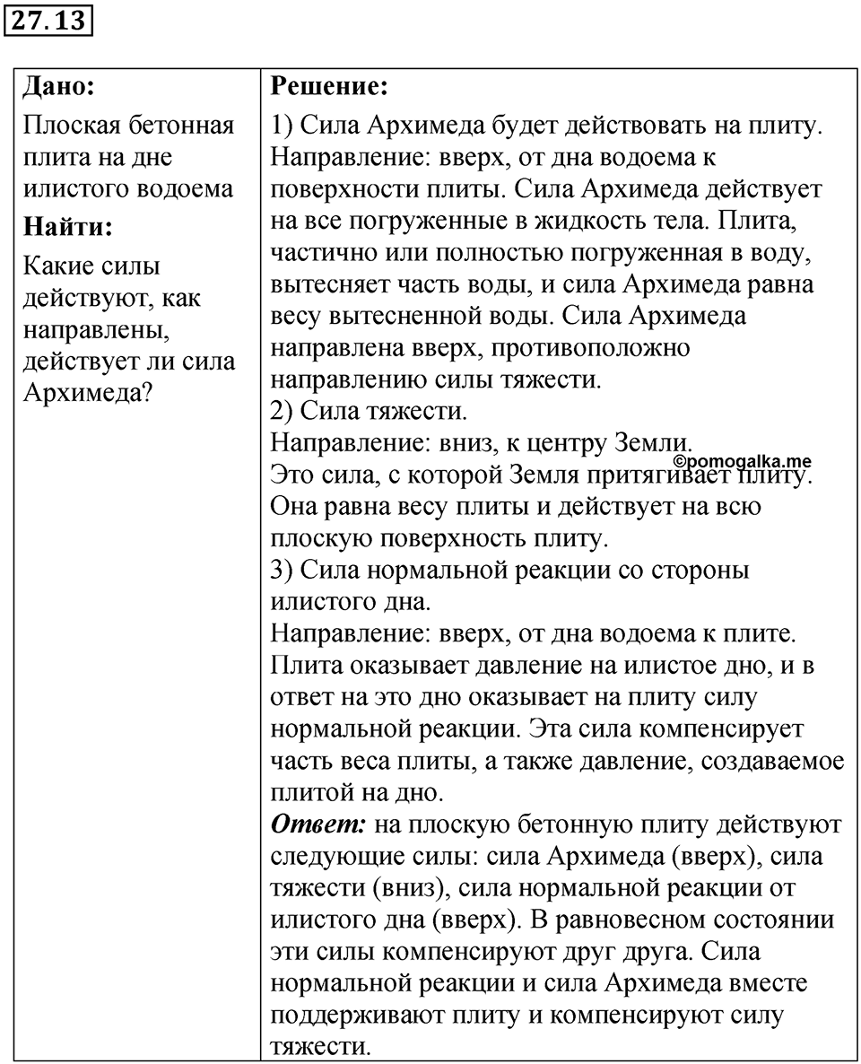 Номер 27.13 — решение 1
