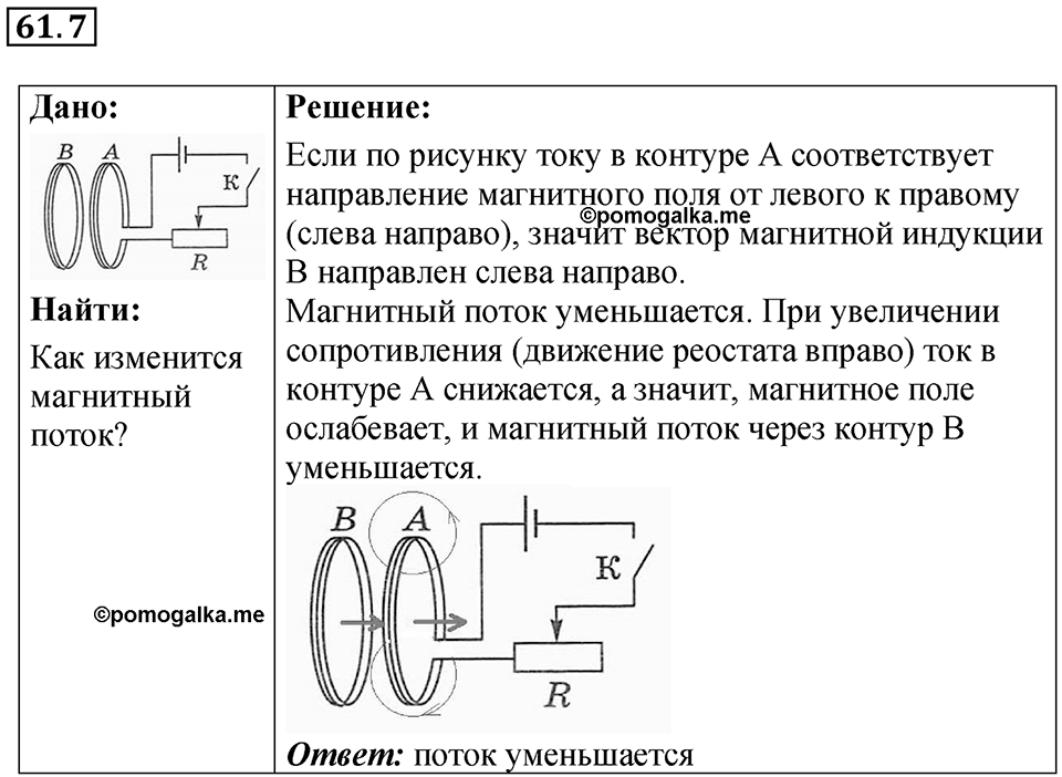 Номер 61.7 — решение 1