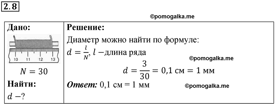 Номер 2.8 — решение 1