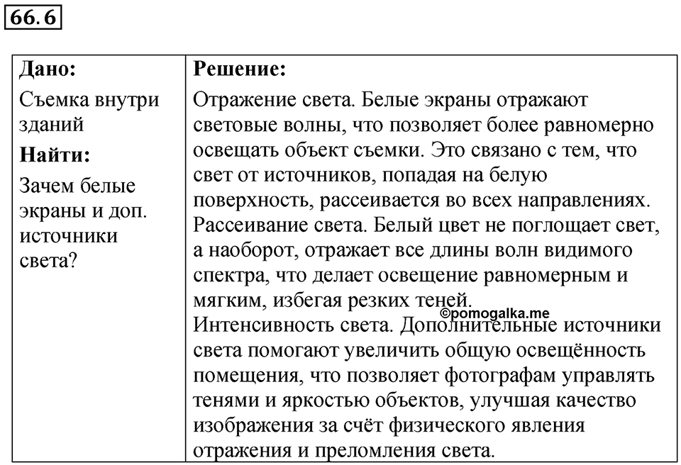 Номер 66.6 — решение 1