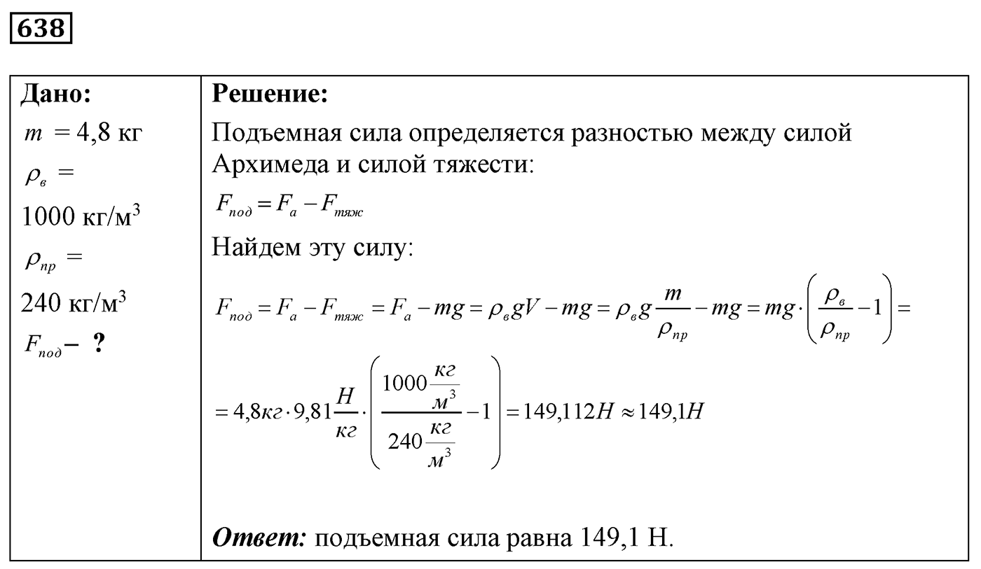 Задача №638 — решение 1