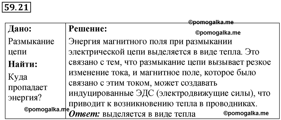 Номер 59.21 — решение 1