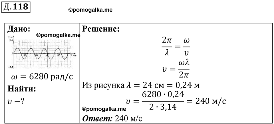 Д. 118 — решение 1