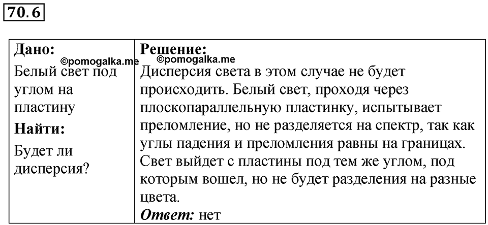 Номер 70.6 — решение 1