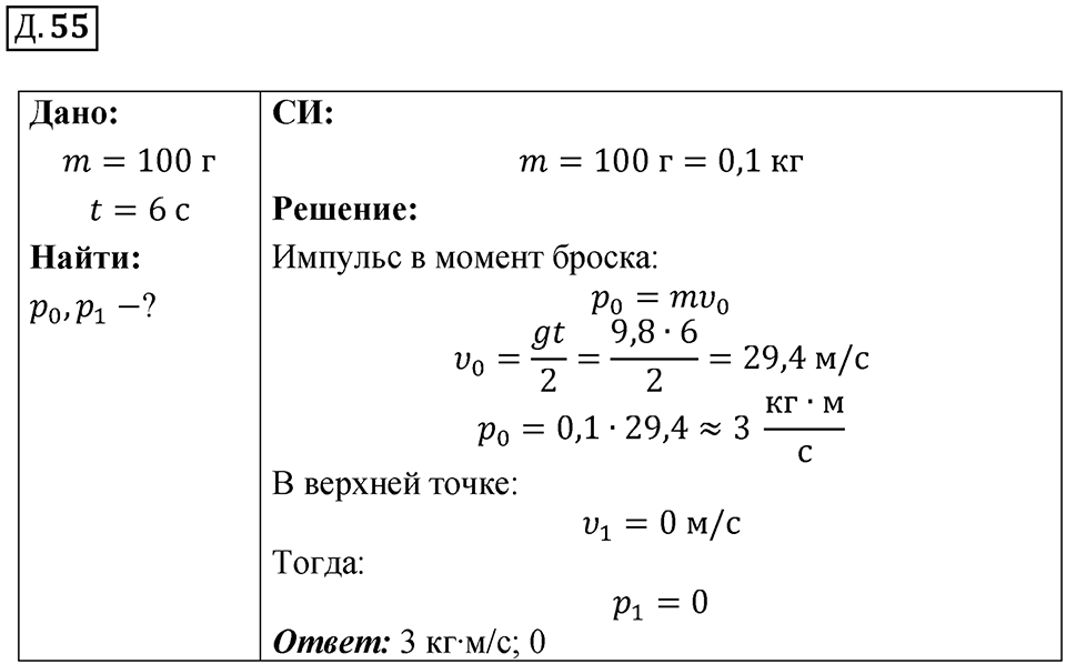 Д. 55 — решение 1
