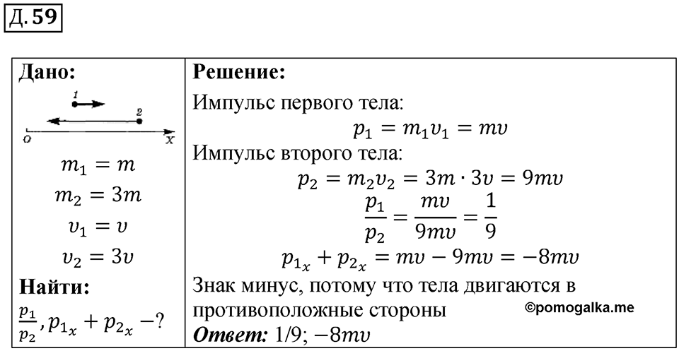 Д. 59 — решение 1