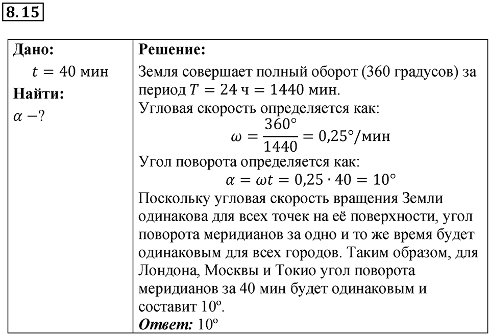 Номер 8.15 — решение 1