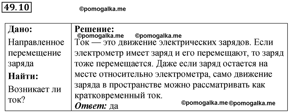 Номер 49.10 — решение 1