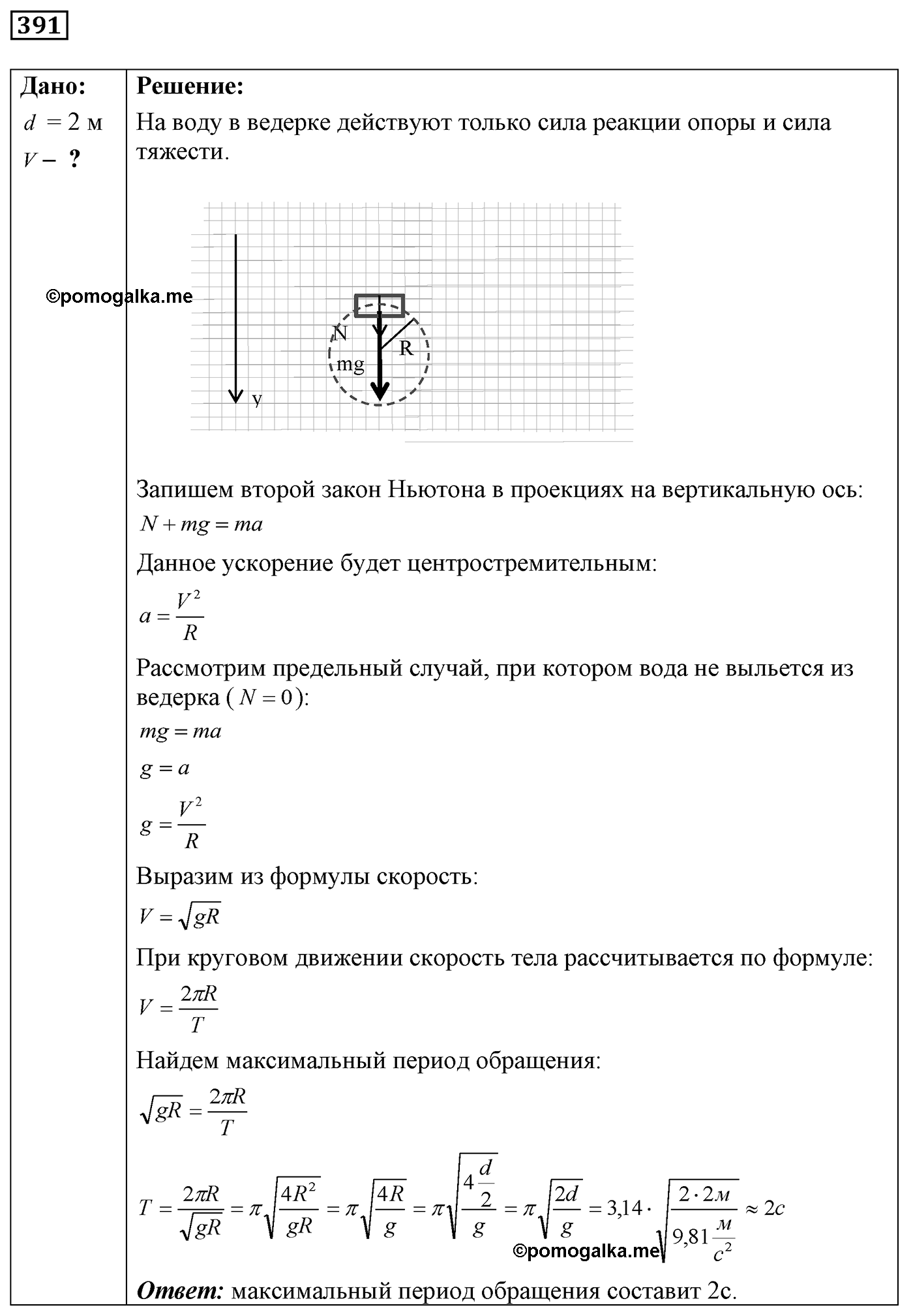 Задача №391 — решение 1