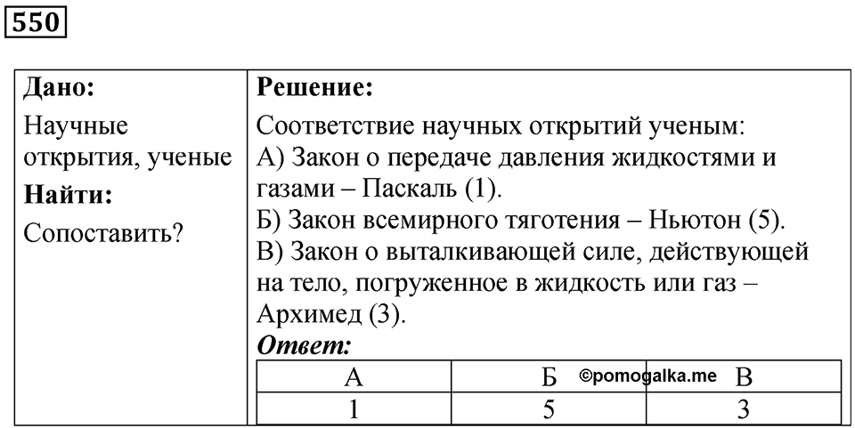 Номер 550 — решение 1