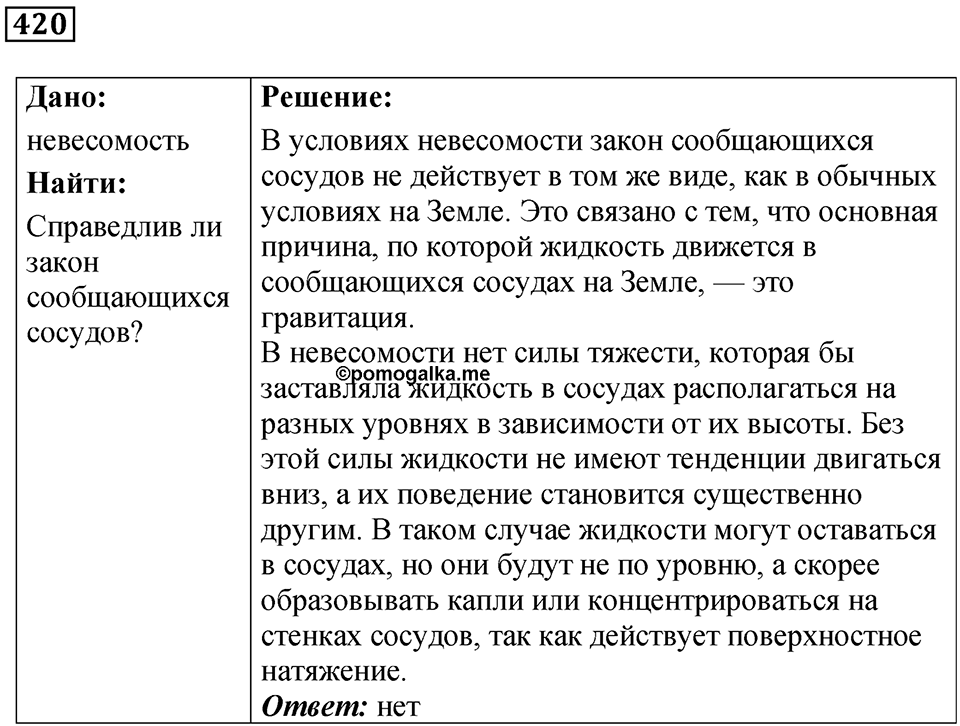 Номер 420 — решение 1