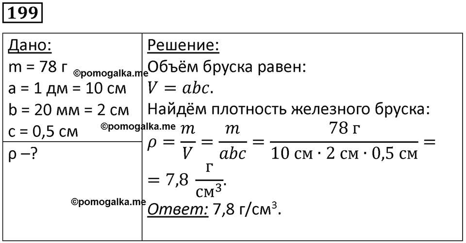 Номер 199 — решение 1