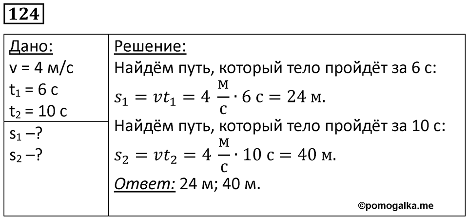 Номер 124 — решение 1